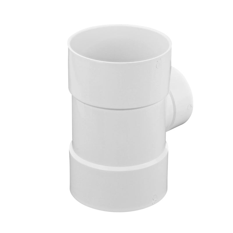 NDS 64P01 6" by 4" Tee Hub by Hub, White - Image 2